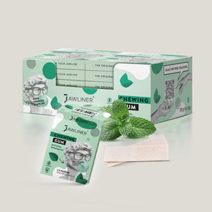 JAWLINER® Chewing-gum menthe verte mi-dur