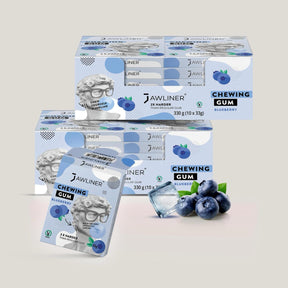 JAWLINER® Chewing Gum Blueberry Medium Hard