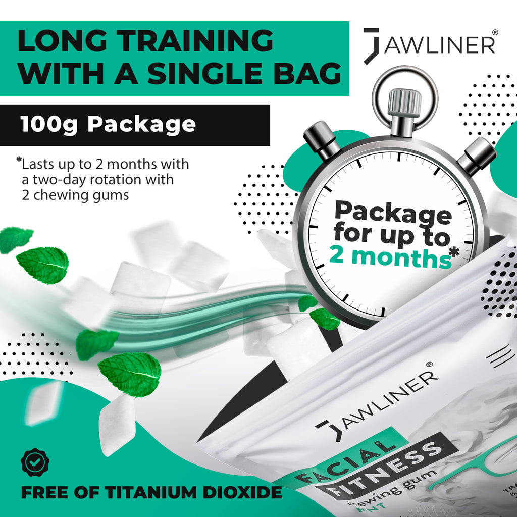 JAWLINER® Fitness Chewing Gum Mint