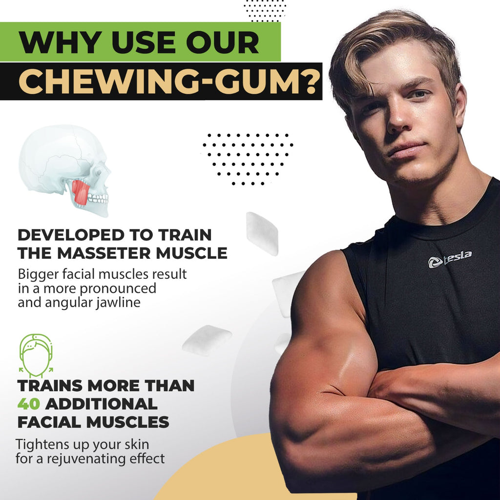 JAWLINER® Chewing Gum Fitness Gingembre/Citron Vert