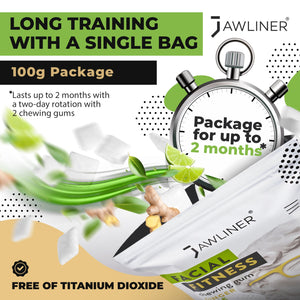 JAWLINER® Chewing Gum Gingembre/Citron vert
