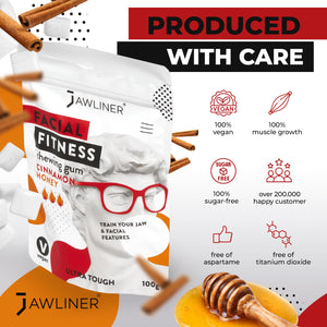 JAWLINER® Kaugummi - Zimt/Honig
