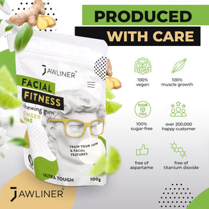 JAWLINER® Chewing Gum Gingembre/Citron vert