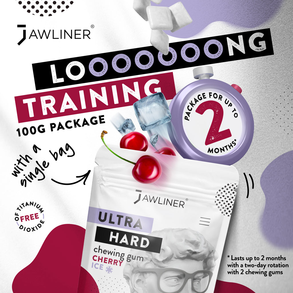 JAWLINER® Fitness Chewing Gum Cherry Ice