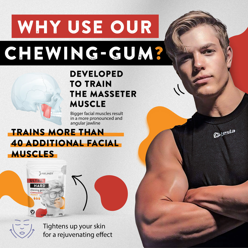 JAWLINER® Chewing Gum Fitness Cannelle/Miel