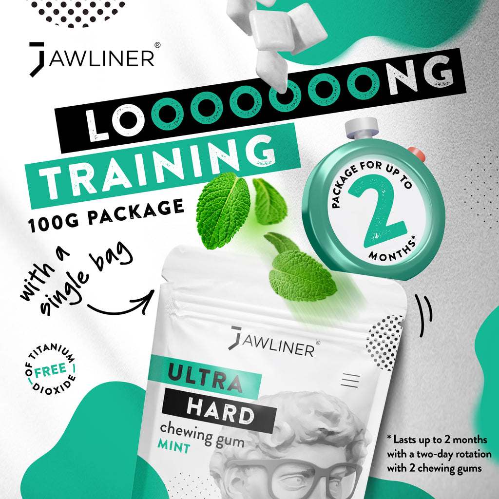 JAWLINER® Chewing Gum Fitness Menthe