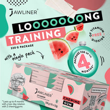 Load image into Gallery viewer, JAWLINER® Chewing Gum Watermelon Medium Hard