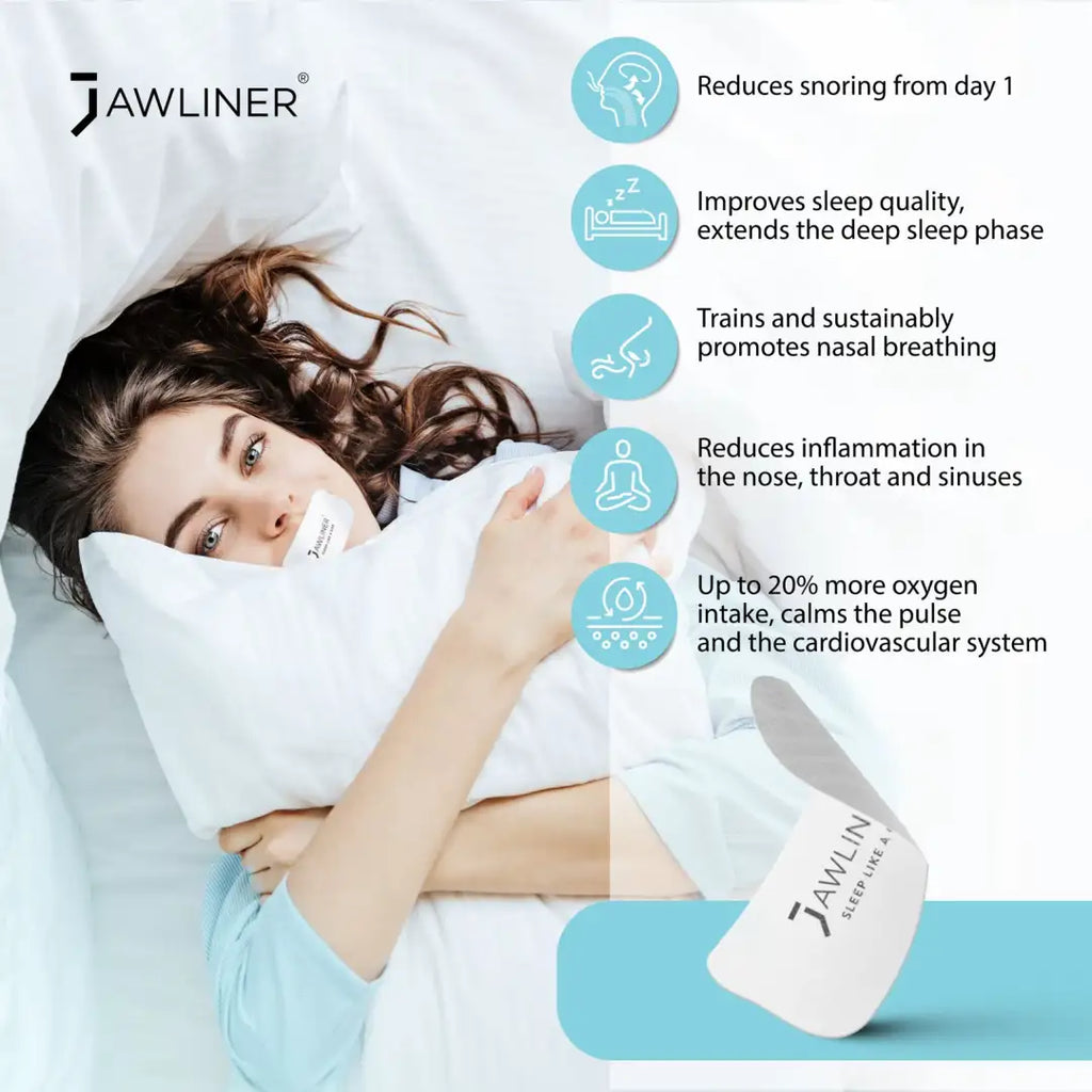 JAWLINER® Anti Snoring Mouth Tape