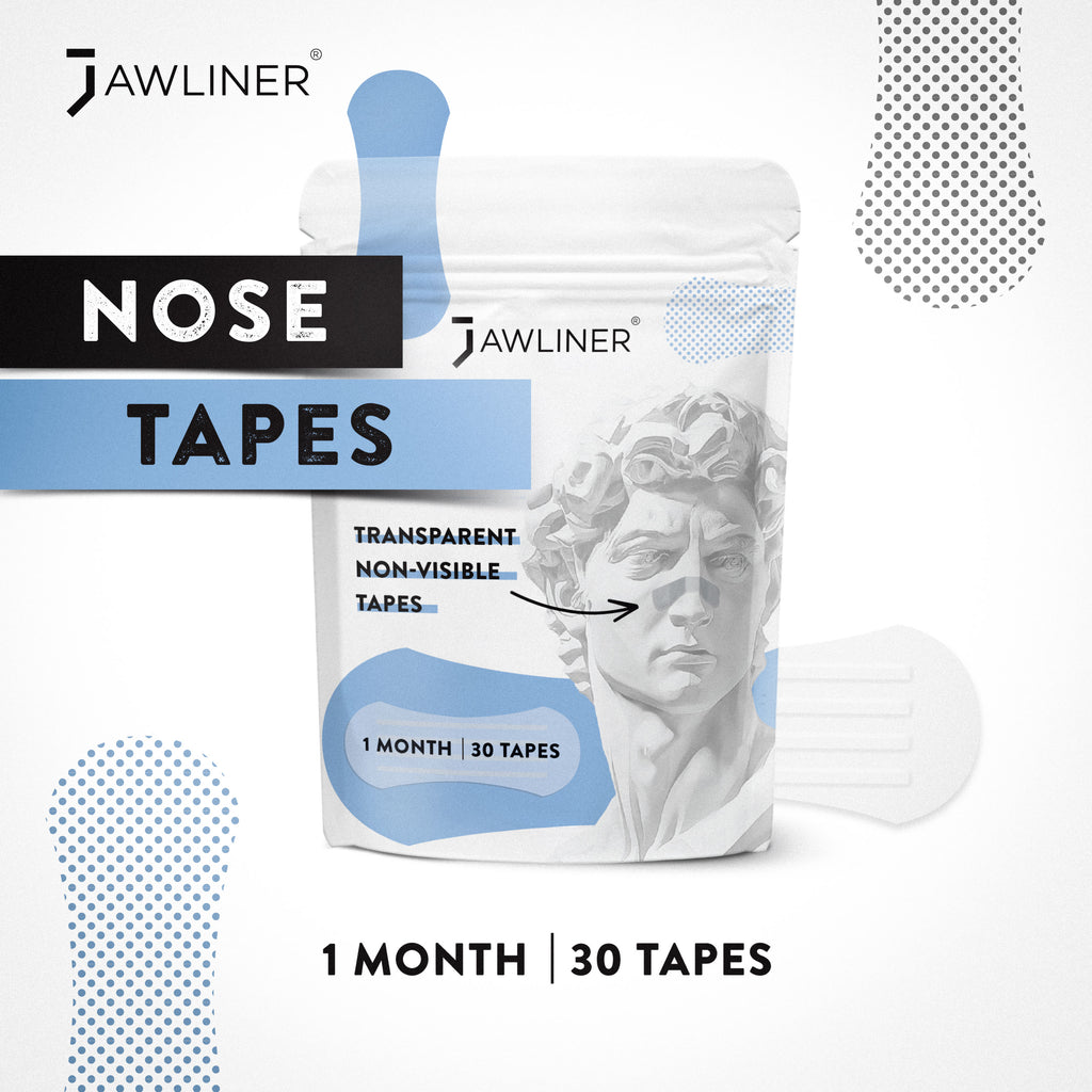 JAWLINER® Nose Tape Ruban adhésif pour libérer les voies respiratoires