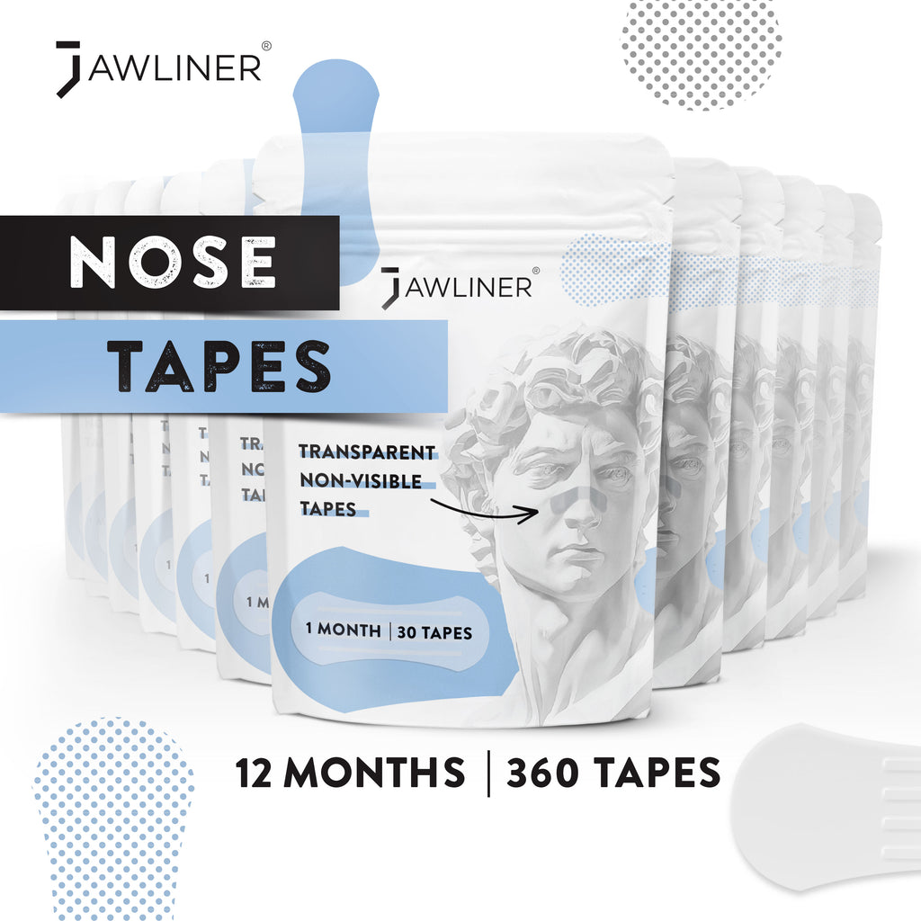 JAWLINER® Nose Tape Ruban adhésif pour libérer les voies respiratoires
