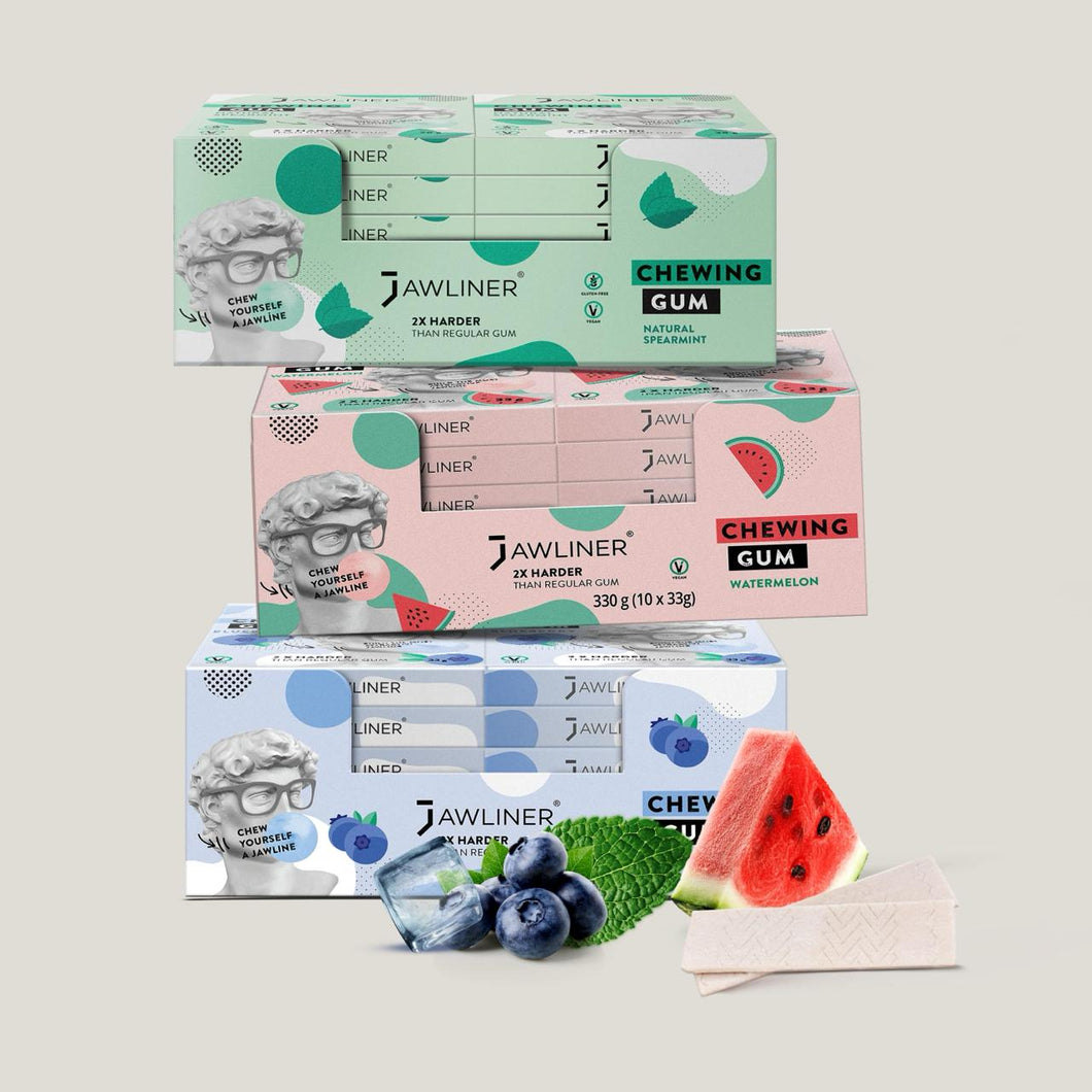 JAWLINER® Medium Chewing Gum Bundle Pack