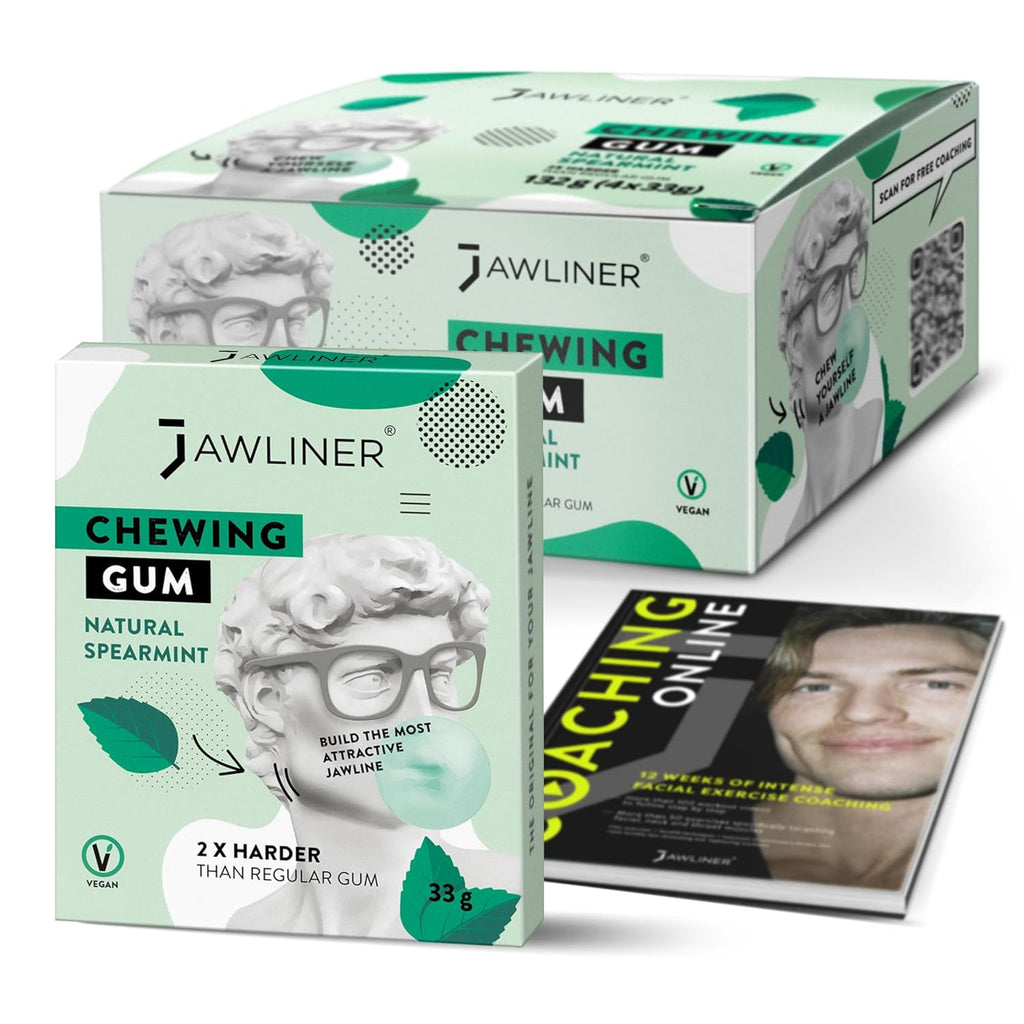 JAWLINER® Chewing Gum Spearmint Medium Hard