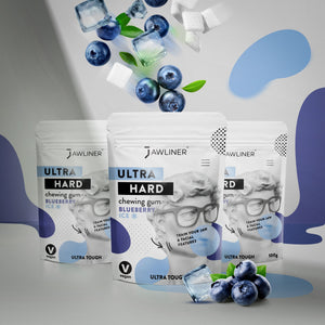 JAWLINER® Fitness Kaugummi Blueberry Ice