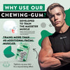 JAWLINER® Chewing Gum Spearmint Medium Hard