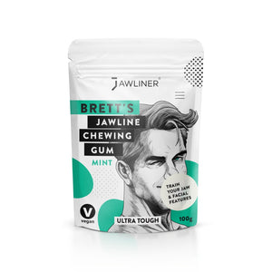 bretts jawline chewing gum